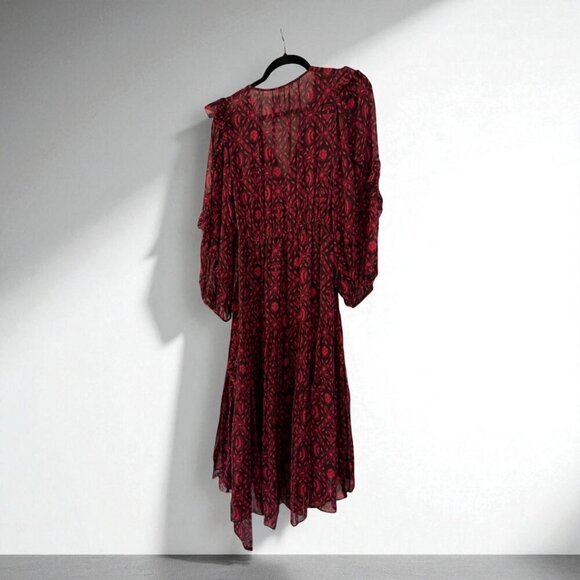 Ulla Johnson aliya dress - fuchsia Size 6 - Picture 5 of 12